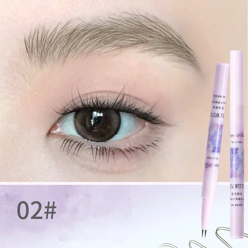 Waterproof Liquid Eyebrow & Eyeliner Pen - Ultra-Fine, Quick Drying Makeup Tool