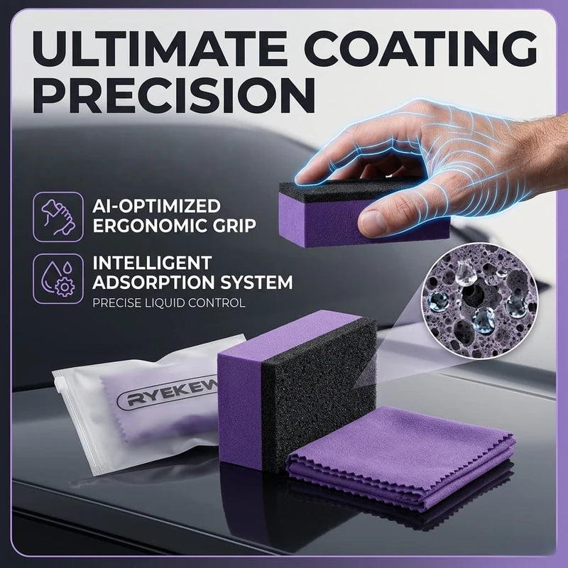 Car Coating Applicator Sponge for Wax and Glass Coatings - Detail Tool