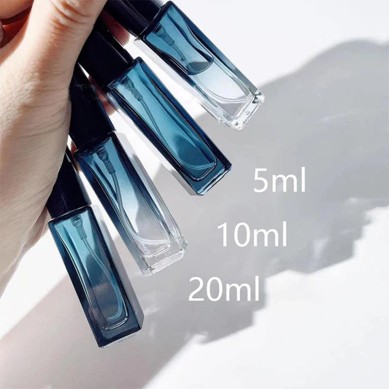 Refillable Glass Perfume Spray Bottle Set - 5ml, 10ml, 20ml Travel Vials