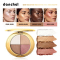 Multi-Function Eye & Cheek Highlighting Palette with 4 Shades for Contouring & Radiance
