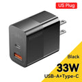 USB C Charger 33W GaN Fast Charging Power Adapter for iPhone, iPad, Samsung