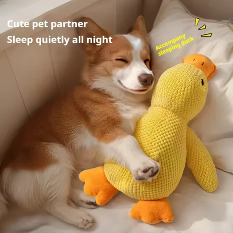 Large Dog Interactive Plush Toy - Biting, Chewing, Teething, Boredom Relief