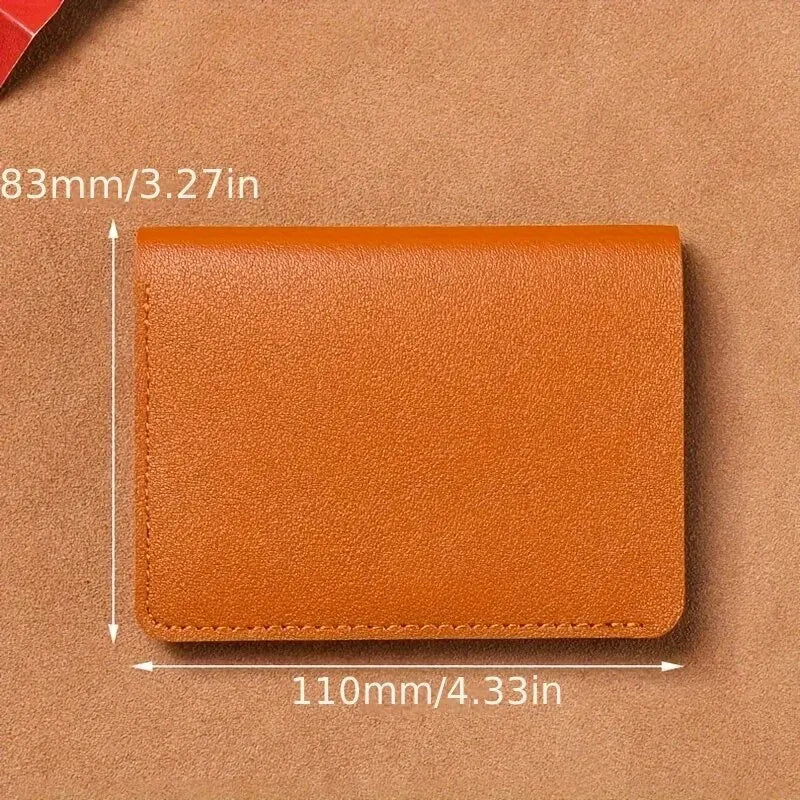 Ultra Thin PU Leather Wallet for Men and Women Credit Card Coin Purse