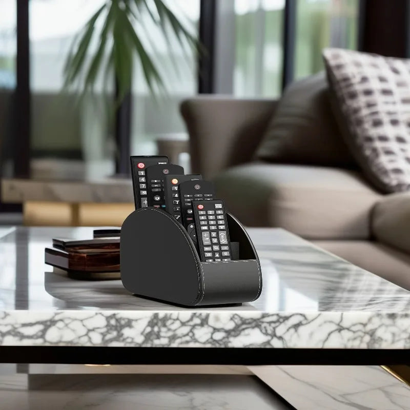 Remote Control Holder Tray Organizer for TV, Media Devices & Bedside - Space Saving
