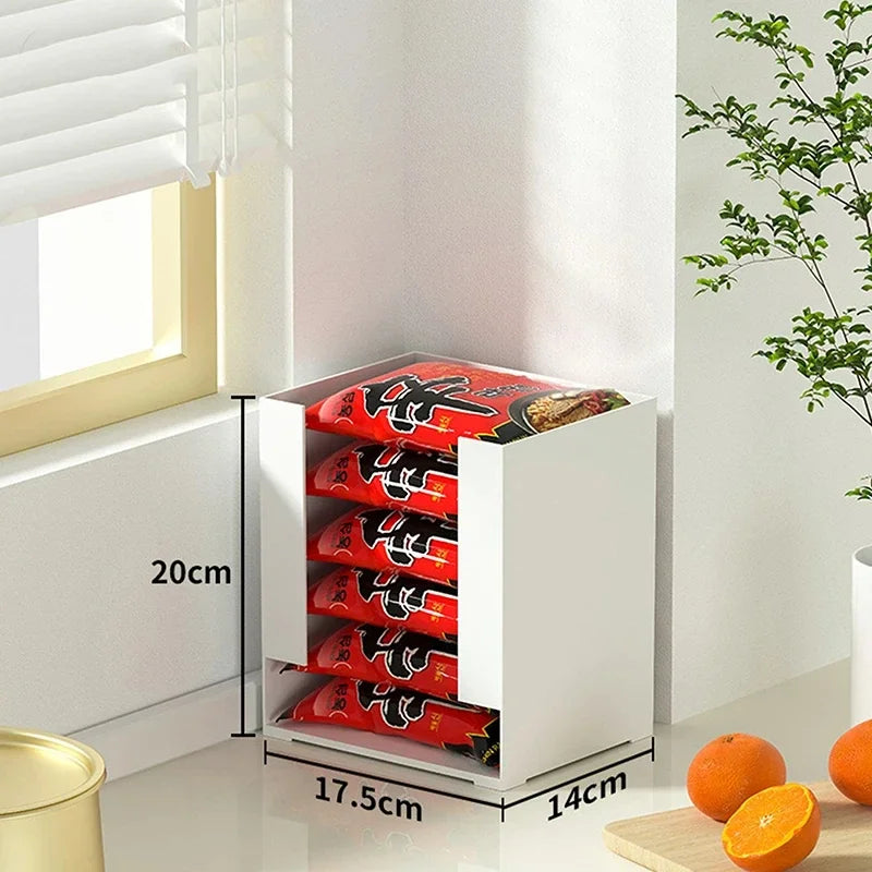 Multi-Functional Instant Noodle Storage Box for Kitchen Pantry Organizer