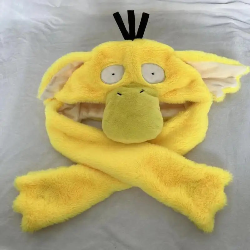 Cute Cartoon Animal Beanie Hat with Movable Ears - Elf, Eevee, Gengar, Snorlax, Umbreon, Can Hat Gift