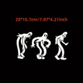 Dancing Ghost Car Sticker Vinyl Decal for Auto Window Bumper Waterproof Vehicle Decor