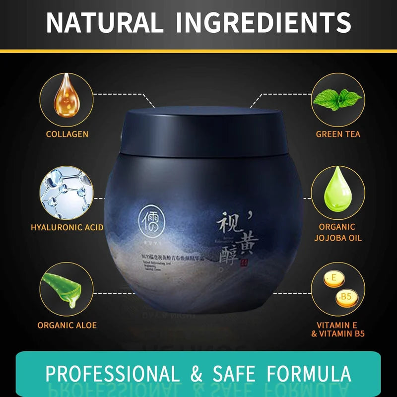 Retinol Face & Neck Cream - Anti-Aging Moisturizer with Hyaluronic Acid & Collagen, 100g