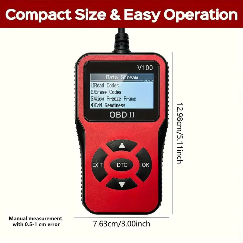 OBD2 Diagnostic Scanner for Vehicle Fault Codes Engine Check Tool Car Repair