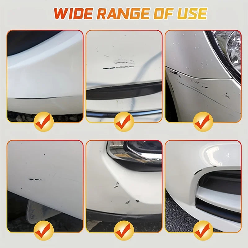 Car Touch-Up Paint Brush for Scratches - White, Easy & Durable
