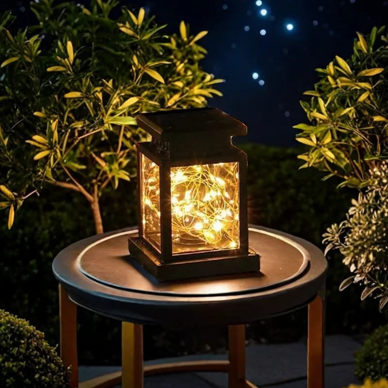 Solar Lantern Outdoor Garden Hanging Lights Waterproof LED Decoration for Halloween Christmas