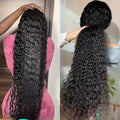 Deep Wave Frontal Wig 13x4 13x6 HD Transparent Lace 250% Density Human Hair