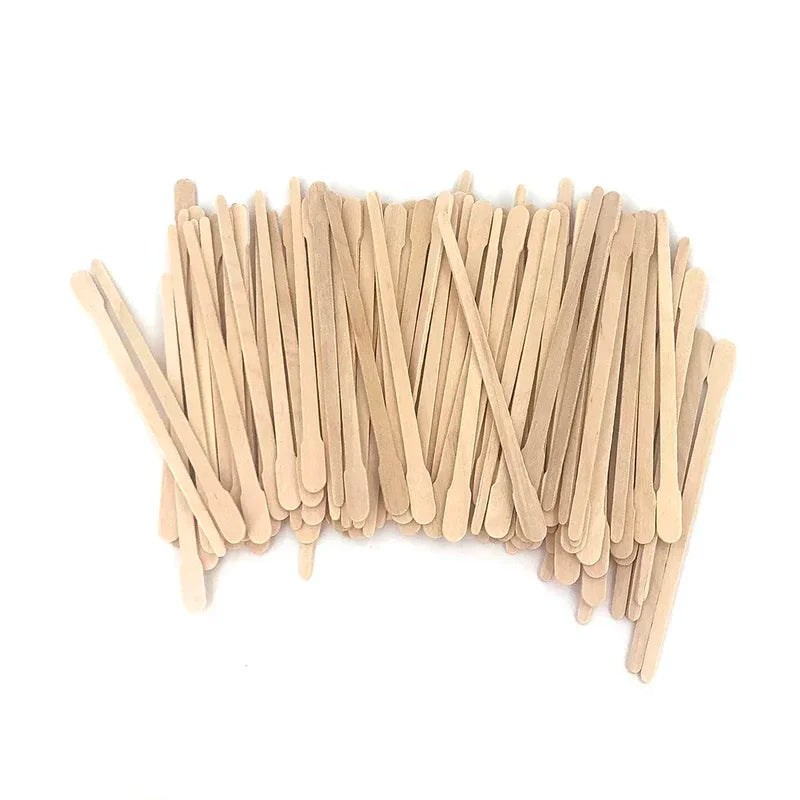 Wooden Wax Spatula Set for Hair Removal - 200/100PCS Beauty Applicators