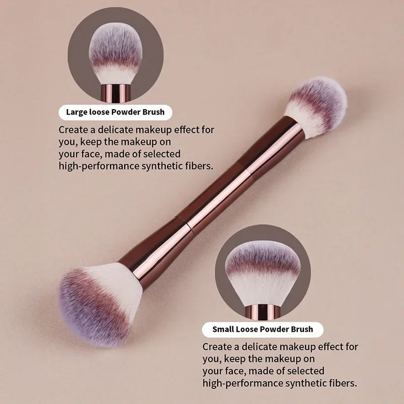 Large Loose Powder Brush - Fluffy Makeup Brush for Face Setting & Blending