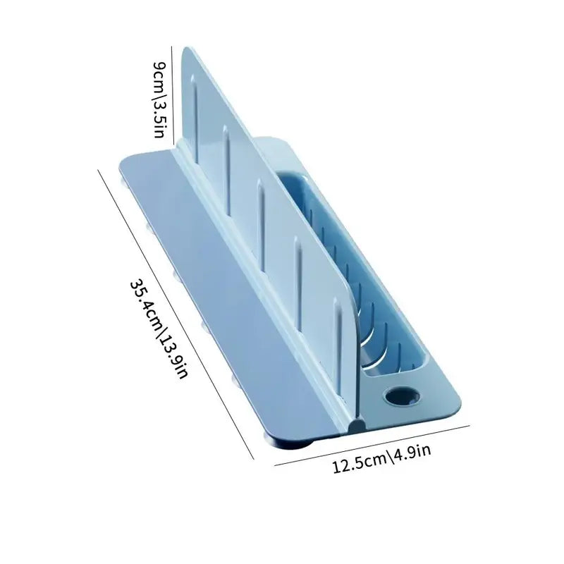Foldable Silicone Sink Splash Guard with Storage - Waterproof Water Dam for Kitchen Washing