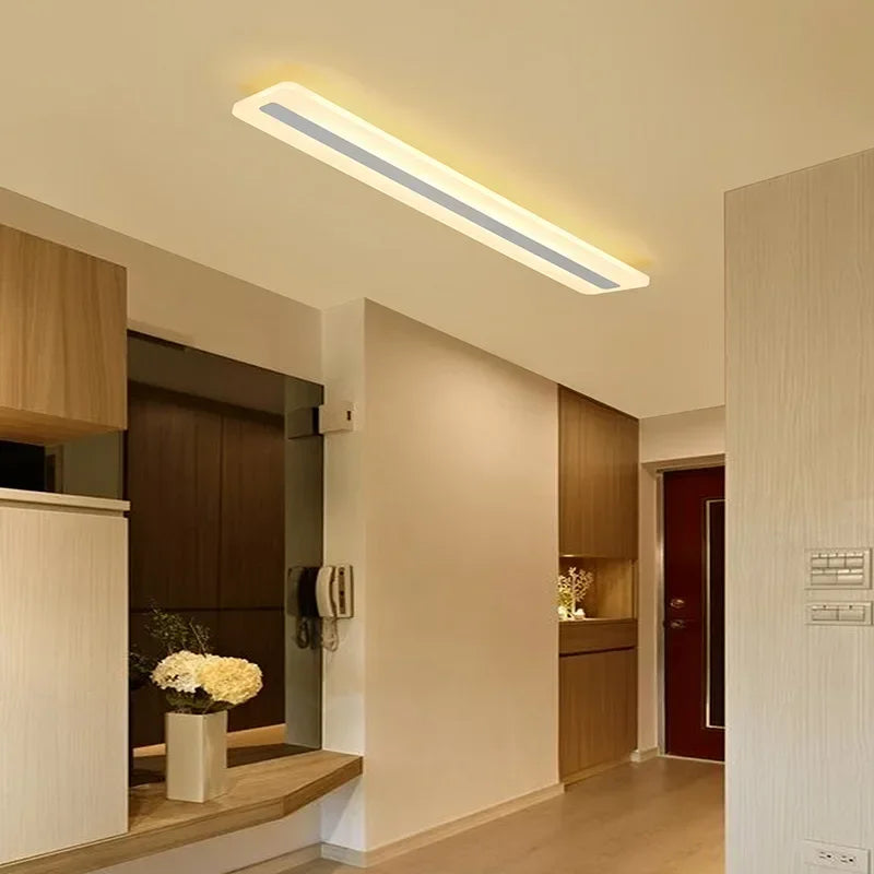Ultra-Thin LED Ceiling Light Fixture for Living Dining Bedroom & Hallway