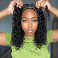 Glueless Highlight Bob Wig Human Hair with 5x5 HD Lace Closure - Deep Wave, Curly, Blonde