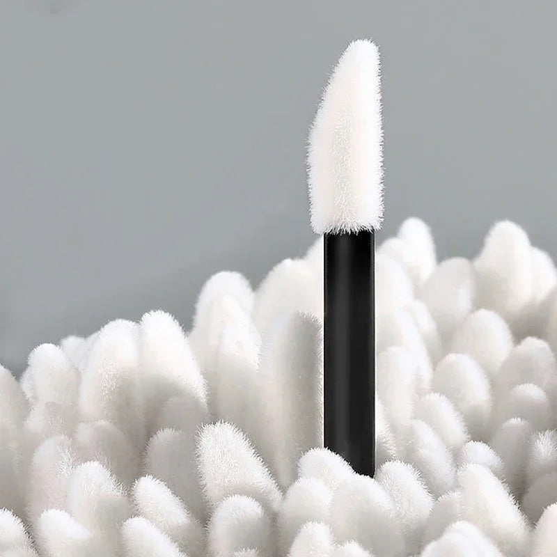 Disposable Lip & Eyelash Makeup Brush Set - Microbrush Applicators, 50 Pieces