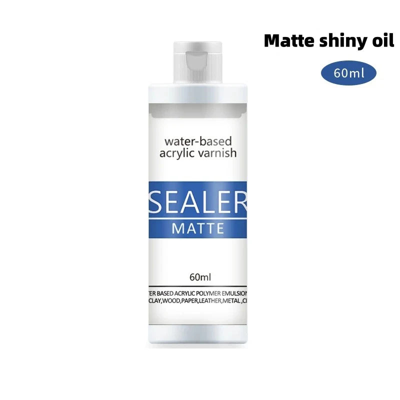Water-Based Gloss & Matte Oil Finish for Art, Wood, Stone, Resin, Clay - Waterproof & Non-Yellowing