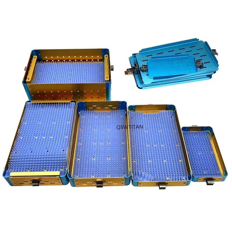 Aluminium Sterilization Storage Case for Surgical Dental & Ophthalmic Instruments