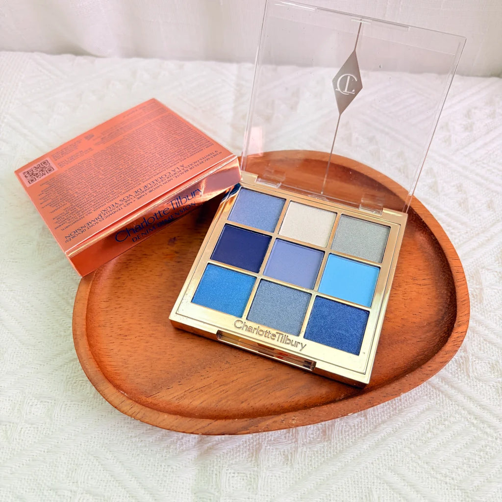 Buildable Velvet & Silk Shimmer Eyeshadow and Cream Blush Set - Natural Glow Makeup