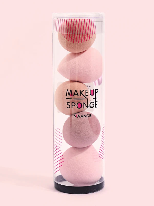 5PCS Makeup Sponge Blender Set for Foundation Concealer Powder and Cream - Multi-Color