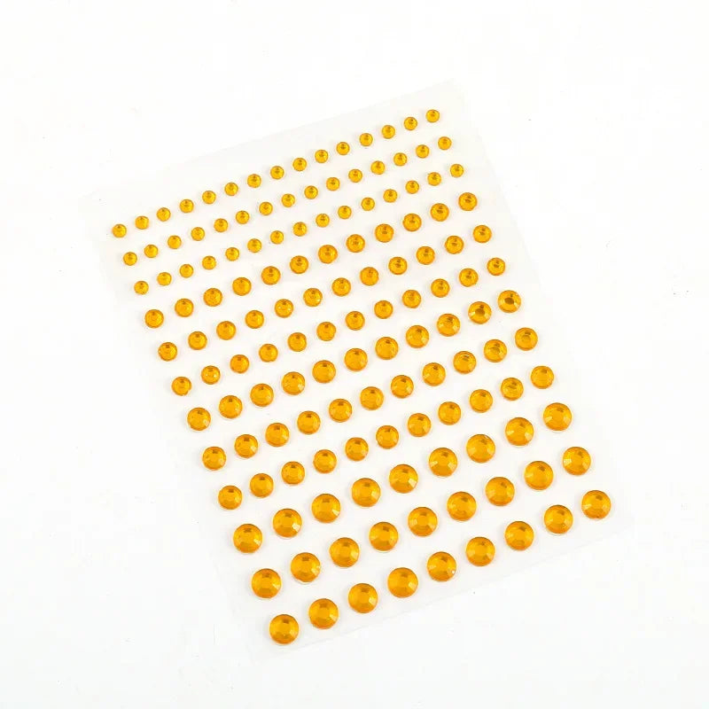 Children's Rhinestone Face Stickers for DIY Makeup and Party Decor