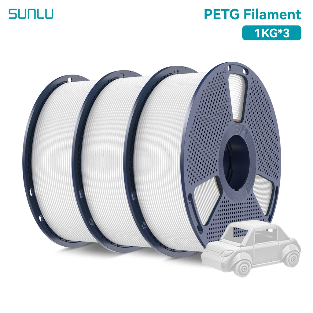 PETG 3D Printing Filament 1KG Spool - Bright Colors, Low Shrinkage, Tough & Dimensional Stable