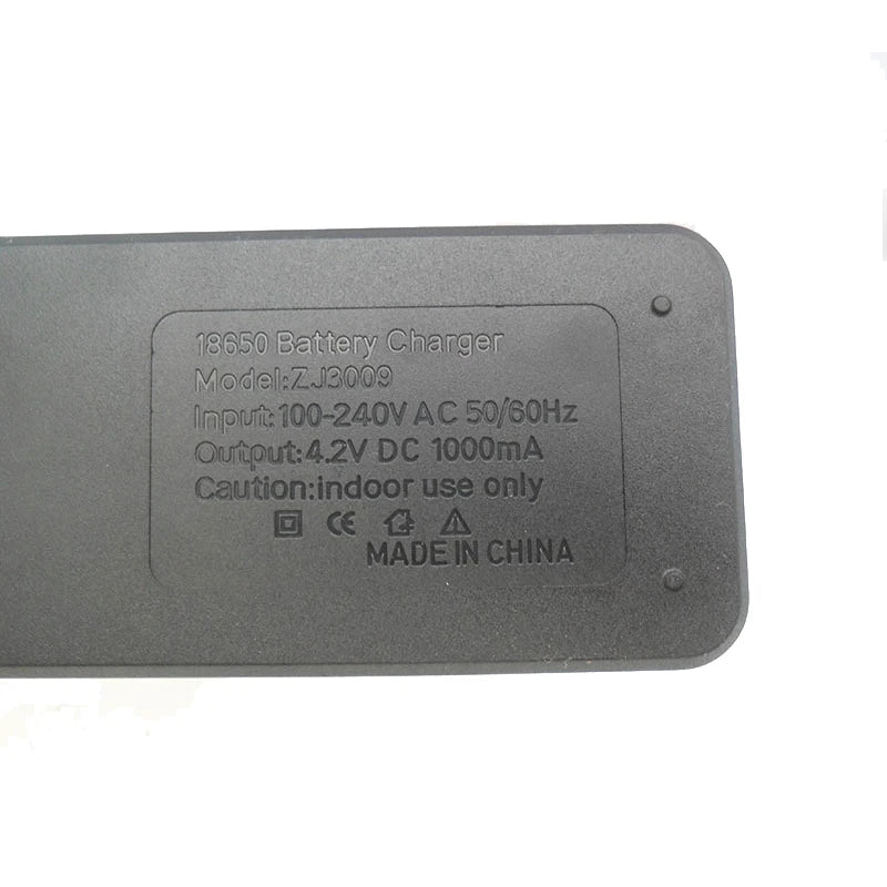 18650 Battery Charger EU Plug 2 Slot Fast Rechargeable Lithium Battery Power Adapter