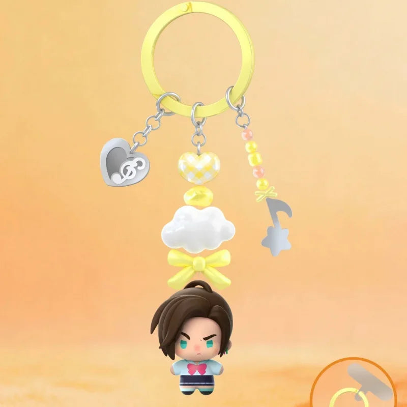 Alien Stage AAHS Series Rice Grain Chain Blind Box Keychain Anime Pendant with Phone Strap