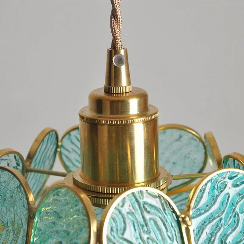 Modern Color Crystal Glass Pendant Light - Ceiling Chandelier for Living & Dining Room