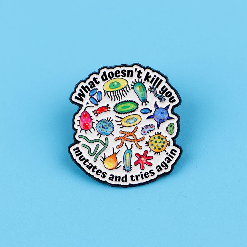 Medical Enamel Pins Floral Organs Brooches for Healthcare Workers & Gifts