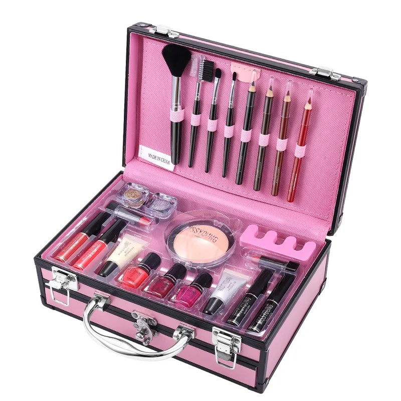 Multifunctional Makeup Kit - All-in-One Face Eyeshadow Lipstick Blush Cosmetics