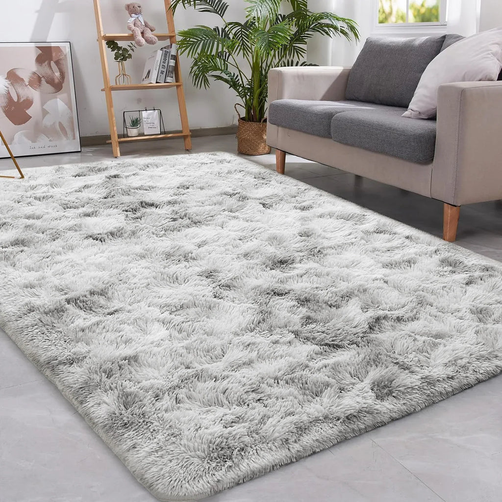 Soft Fluffy Area Rug Non-Slip Shaggy Carpet for Bedroom Living Room Home Decor