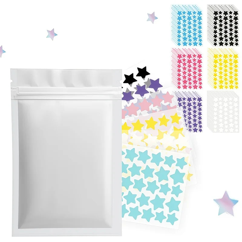 Colorful Star Face Stickers for Parties Festivals & Creative Looks - 320/1920 pcs