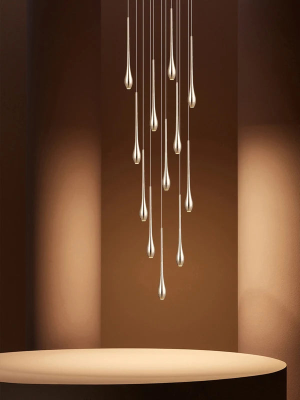 Nordic Style LED Pendant Light for Living Room & Staircase - Modern Ceiling Lamp