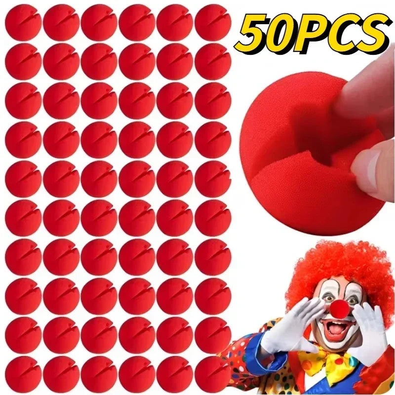 Party Clown Nose Foam Costume Accessories - 50/5/10/20/30/50 Pcs