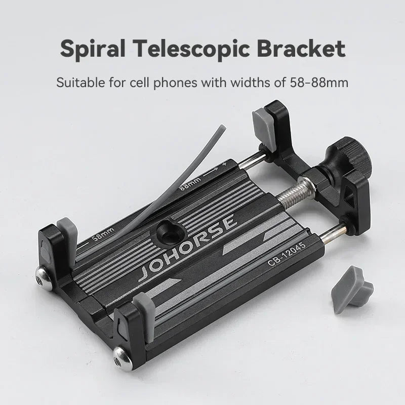 Adjustable Bicycle Phone Holder Aluminum MTB Bike Mount Stand Nonslip