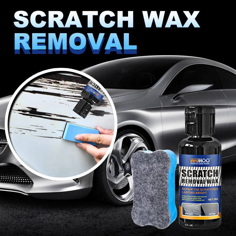 Car Scratch Polish Wax - Removes Scratches, Water Spots & Scuffs, Easy Hand Application