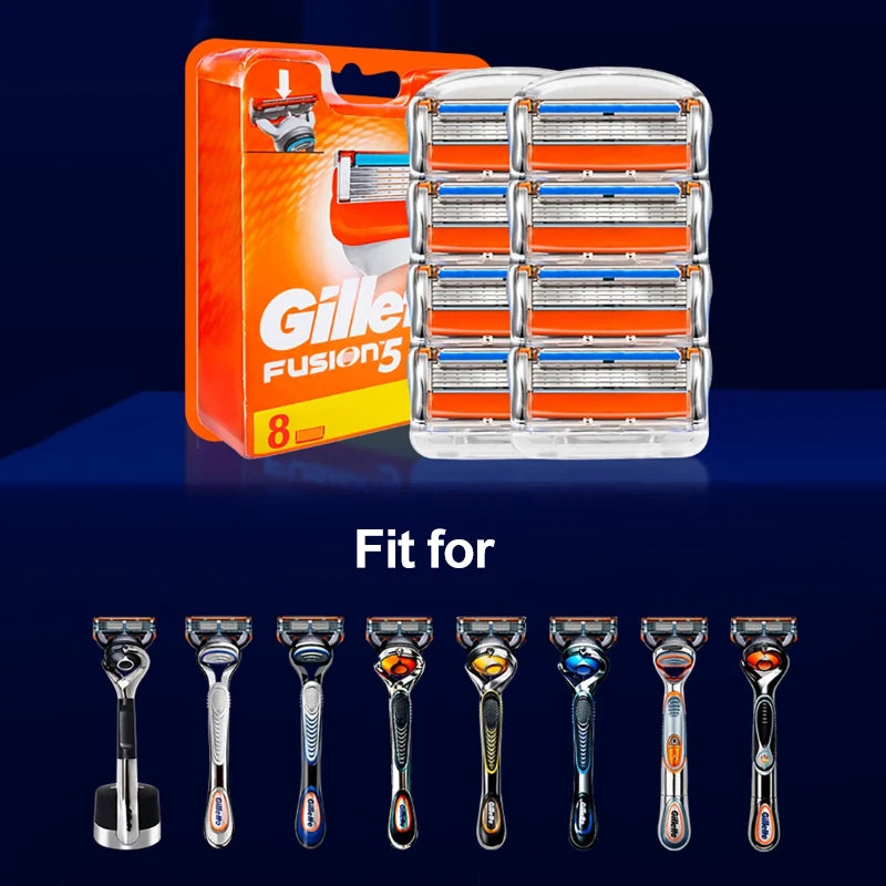 Men's Razor Blades Replacement Pack - Gillette Fusion 5 Safety Shaving Refills