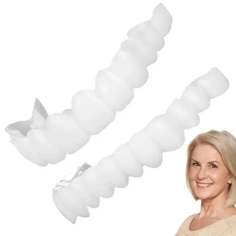 Unisex Snap-On Teeth Veneers - Instant Smile Makeover Cosmetic Teeth