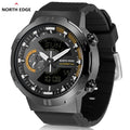 Men's Digital Sports Watch Waterproof 50M with World Time & Illuminator
