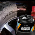 Car Tire Restorer Wax Kit - Long-Lasting Black Gloss & Plastic Renovation