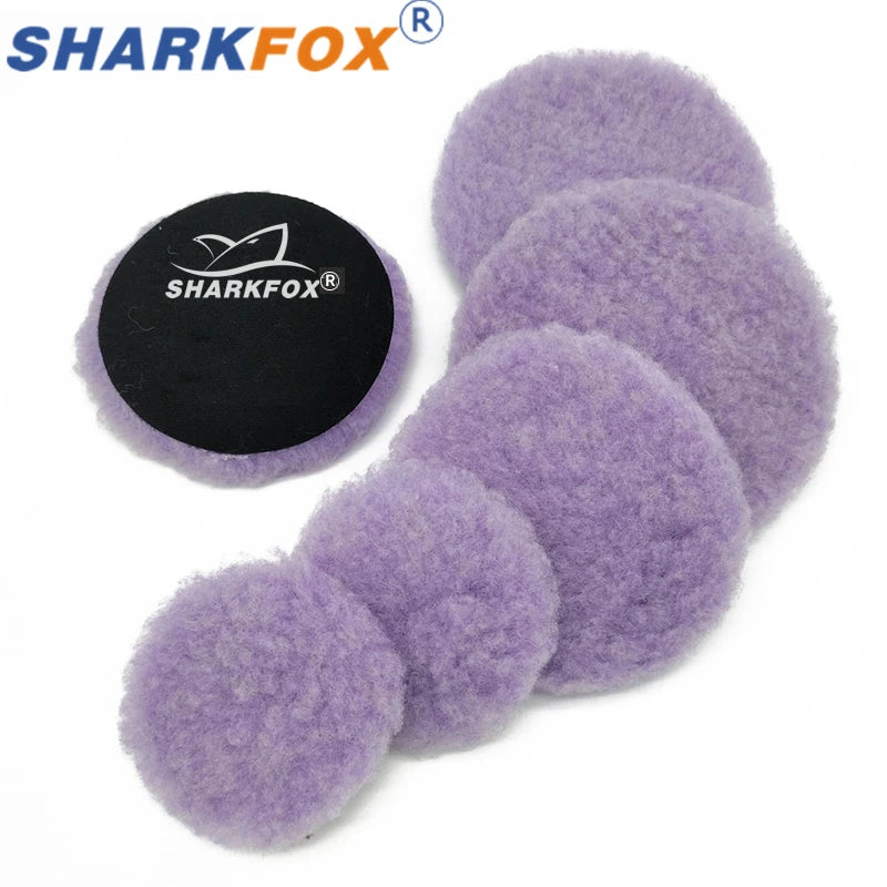 Purple Wool Polishing Pad for Car Paint Buffing and Waxing