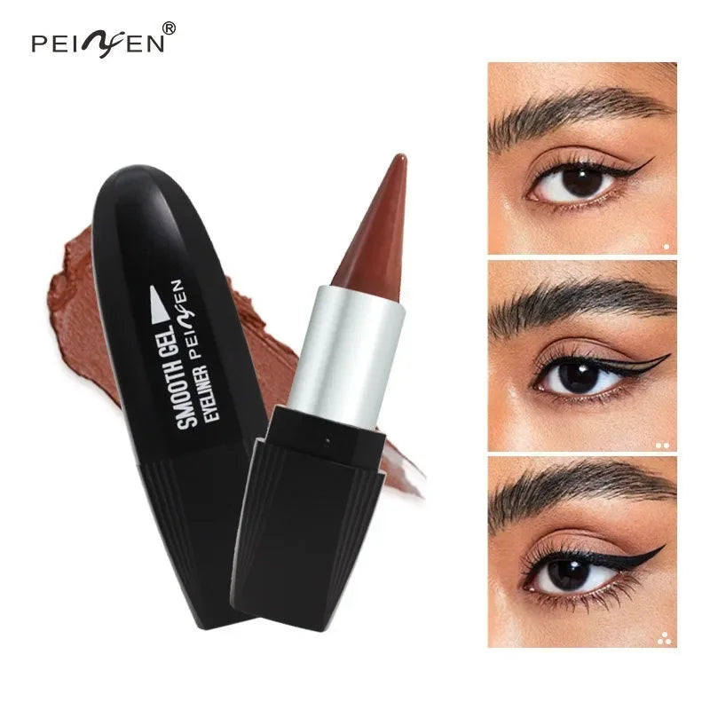 Waterproof Long Lasting Eyeliner Stick - Matte Eyeshadow Gel Pen for Precise Makeup