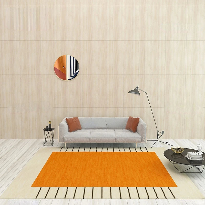 Living Room Area Rug Non-slip Washable Carpet for Bedroom & Sofa Decor