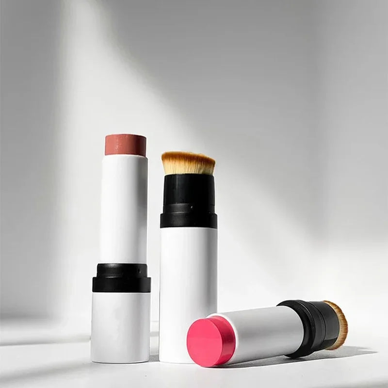 Multi-Color Private Label Blush Cream Stick & Powder Foundation 2-in-1 Waterproof Makeup Set