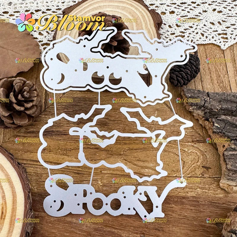 Halloween Bat Metal Cutting Dies for Scrapbooking & Embossing