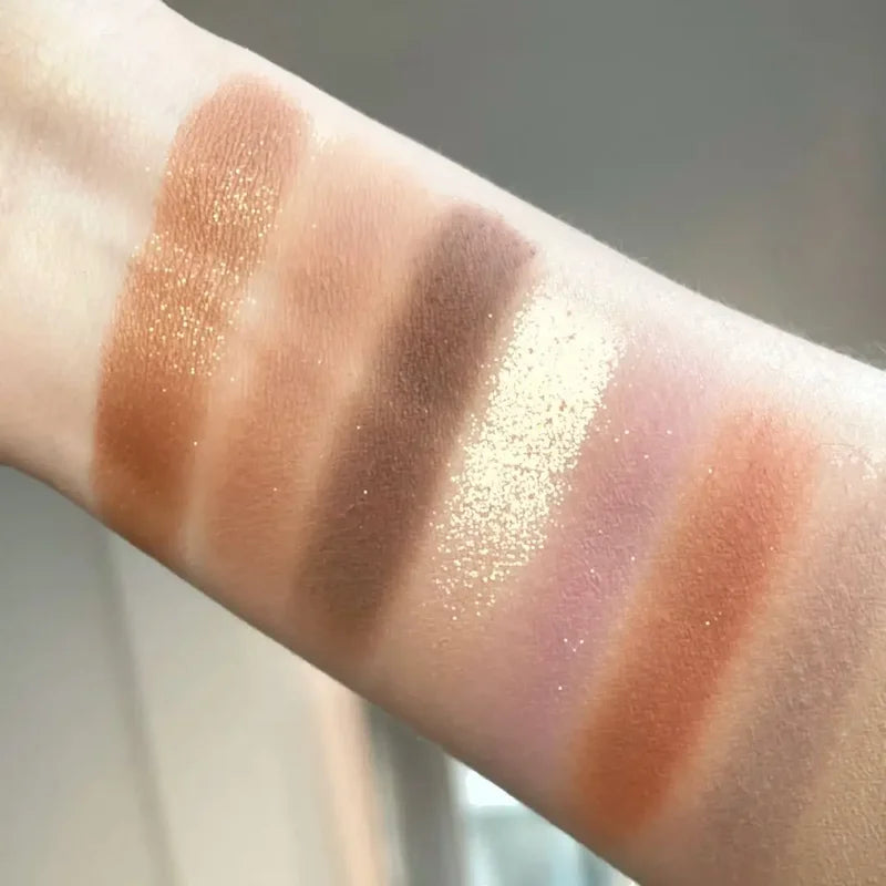 26-Color Eyeshadow Palette with Blush - Long Lasting Matte & Pearlescent Shades