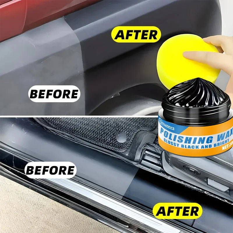 Leather Car Dashboard Repair Wax - Anti-Aging Interior Shine & Restoration